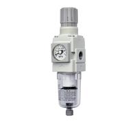 Filtro dell'aria separatore di olio e acqua con fonte d'aria AW30/40-04E con valvola regolatore di pressione e valvola riduttore di pressione (AW40-04E)