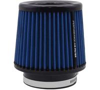 Filtro dell'aria universale per auto, filtro dell'aria di scambio, per 76 mm, 89 mm, 101 mm, filtro dell'aria fredda, set per induzione rosso, universale, lavabile e riutilizzabile (blu)