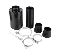 Filtro dell'olio 1 set universale per auto da 3 pollici in fibra di carbonio filtro aria fredda alimentazione tubo flessibile di aspirazione induzione kit universale Filtro Olio per Auto