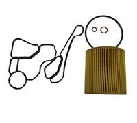 Filtro dell'olio del veicolo Kit guarnizione filtro olio motore e alloggiamento radiatore 11427525334 adatto per la maggior parte sostituire(Black)