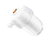 Filtro Depuratore Domestico per Acqua Calda Filettatura Singola | ABS e Cotone PP, Guscio Trasparente Bianco, Installazione Sotto Lavello, per Lavello Cucina e Bidet