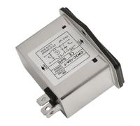 Filtro di alimentazione con interruttore di sicurezza per presa IEC tipo 3A 6A 10A CW2BT CW2CT eccellente protezione per apparecchiature (CW2C-10A-T)