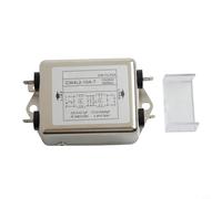 Filtro di alimentazione monofase a doppia sezione 20A CW4L2-20A-T soppressione del rumore con perdita di inserzione di 60dB e attenuazione di 80dB per linee elettriche 50/60Hz, (CW4L2-10A-T)
