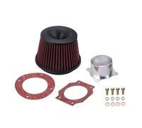Filtro di aspirazione universale for auto, filtro dell'aria, adattatore a doppio imbuto da 75 mm, parti e accessori, da utilizzare for pulire e proteggere il pistone.