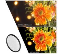 Filtro di diffusione K&F Concept 1/1 Soft Focus con pellicola FMC verde impermeabile e antipolvere,