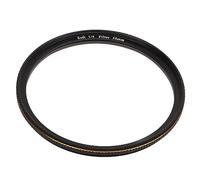 Filtro di diffusione morbida 1/4, filtro a fuoco sfocato per DSLR per un effetto cinematografico sognante, vetro ottico opaco satinato con cornice in alluminio zigrinato, ideale (58 mm)