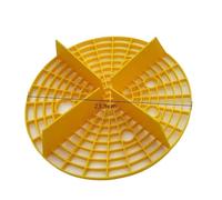 Filtro Di Isolamento Dalla Sabbia, Rete Di Protezione For Lavatrice For Auto, Strumento Di Pulizia, Inserto In Plastica Antigraffio, Secchio Di Lavaggio For Automobili(Yellow)