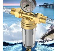 Filtro di lavaggio con manometro sostituisce il filtro dell'acqua per