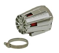 Filtro di - m.047593 W - Aria Malossi Racing 38 mm in scatola cromata Rosso