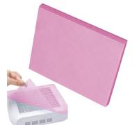 Filtro di polvere fine pile - 100 pezzi Catcher di polvere per unghie, succhiatore di carta per studio unghie praticare manicure pedicure pedicure struttura sul posto di lavoro di aspirazione per aspi