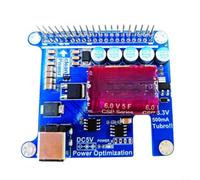Filtro di rete con super condensatore 5F, ingresso DC 5 V, uscita stabile 3,3 V/500 mA, per Raspberry Pi e audio HIFI, pulizia della tensione PCB con estensione GPIO