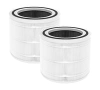 Filtro di ricambio Core 300 compatibile con LEVOIT Core 300, Core 300S, Core P350, filtro HEPA 3 in 1, carbone attivo ad alta efficienza, parte # Core 300-RF, bianco, confezione da 2