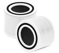 Filtro di ricambio Core 300 per purificatore d'aria Levoit Core 300-rf Core 300S, 3 in 1 Pre, H13 True HEPA, sistema di filtrazione a carbone attivo, confezione da 2
