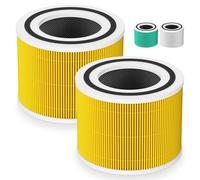 Filtro di ricambio Core 300 Pet Care per purificatori d'aria LEVOIT Core 300/Core 300S/Core 300-P/Core 300S-P/Core P350, filtro HEPA 3 in 1, rispetto al pezzo # Core 300-RF, giallo (confezione da 2)