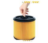Filtro di ricambio da 2 pezzi, compatibile con filtro a cartuccia Vacmaster e relativo supporto, compatibile con aspirapolvere Vacmaster for liquidi e solidi da 5 a 16 galloni.