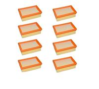 Filtro Di Ricambio For Aspirapolvere, Filtro Pieghettato Piatto, Compatibile Con KARCHER, Pezzi Di Ricambio For Aspirapolvere MV4 MV5 MV6 WD4 WD5 WD6(8pcs)