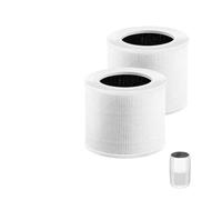 Filtro di ricambio for purificatore d'aria Core Mini, compatibile con LEVOIT. Carbone attivo 3 in 1 ad alta efficienza, confezione da 2, bianco.