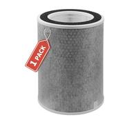 Filtro di ricambio HP201 HP202 compatibile con purificatore d'aria Shark serie HP200 e HC502 MAX, confronta con la parte #HE2FKBAS, HE2FKBASMB, 1 confezione