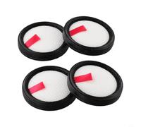 Filtro di ricambio lavabile per aspirapolvere portatile DEVOAC N300 e T19B, cattura polvere ad alta efficienza, struttura in plastica durevole e carta filtrante, facile da inserire (confezione da 4)
