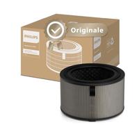 Filtro di ricambio originale Philips per depuratore e umidificatore d'aria 2 in 1 serie AC3420 e AC3421, HEPA NanoProtect + Active Carbon, 12 mesi di durata, nero/bianco (FY3400/30)