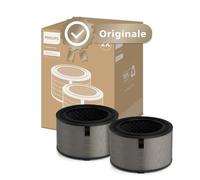 Filtro di ricambio originale Philips per i depuratori d'aria serie 3200 AC3210, AC3220 e AC3221, HEPA NanoProtect + Active Carbon, 12 mesi di durata, nero/bianco (FY3200/30)