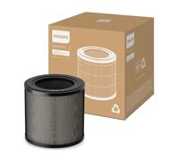Filtro di ricambio originale Philips per i depuratori d'aria serie 900 AC0950 e AC0951, HEPA NanoProtect + Active Carbon, 12 mesi di durata, nero/bianco (FY0910/30)