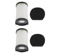 Filtro di ricambio per aspirapolvere Ariete Handy per modelli Force 2761, 2759 e RBT (BS1948CB), diametro 5,9 cm, altezza 9,8 cm, plastica bianco/nero, confezione da 2