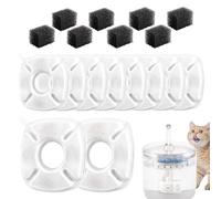 Filtro di ricambio per fontana d'acqua per gatti, set di filtri per fontana per animali domestici, accessori versatili per filtrare gli animali domestici per una migliore esperienza di idratazione del
