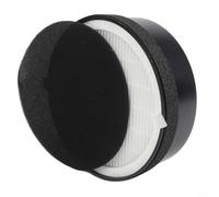 Filtro di ricambio per purificatore d'aria HEPA + carbone attivo per modelli -H132 e -H132-RF, 19,2 x 19,2 x 6,4 cm, nero (1 filtro)