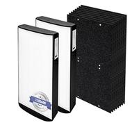 Filtro di ricambio WPT60 compatibile con purificatore d'aria a torre Whirlpool 1183600 e 817600 Whispure WPT60(P/B), con 2 filtri HEPA H13 + 8 pre-filtri