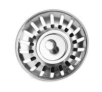 Filtro di scarico del lavandino 1-5 pezzi Tappo for scarico da cucina in acciaio inossidabile Filtro for lavello Bagno Acchiappa-capelli Forniture da cucina Cucina(1pc)