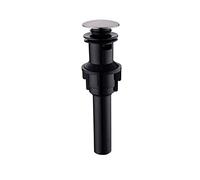Filtro di scarico del lavandino Accessori for lavabo da bagno con scarico a pressione e troppo pieno, accessori for cucina, scarico a gravità, scarico a scomparsa, tappo for cucina(Brushed Nickle)
