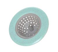 Filtro di scarico del lavandino Filtro for lavello da cucina, in silicone, for lavello da bagno, doccia, lavandino, tappo di scarico, trappola for capelli, accessorio da cucina.(Green)