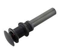 Filtro di scarico del lavandino Rubinetto for lavabo rotondo, montaggio a scomparsa, in acciaio inox, for lavello da bagno, scarico senza troppo pieno, for cucina