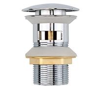 Filtro di scarico del lavandino Tappo di scarico for lavello in acciaio inossidabile, scarico a scomparsa con troppopieno, tappo for lavello con fessura, scolapiatti for lavello da cucina(Chrome)
