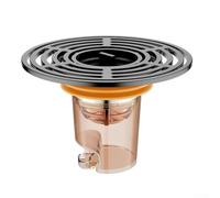 Filtro di scarico del pavimento del bagno a prova di insetti con controllo, compatibile con la maggior parte degli scarichi standard e di lunga durata (B 1 pz)