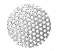 Filtro di scarico in acciaio inox per bagno con fori e rete per capelli per ridurre le ostruzioni, progettato per un facile posizionamento su varie dimensioni e forme di scarico (A-4 cm)