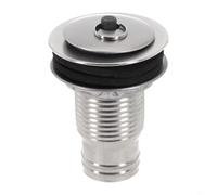Filtro di scarico per lavello da cucina in acciaio inox, design moderno, deodorante per mocio e piscina, diametro 60 mm, facile da installare, cestello rimovibile, lunga durata, resistente alla