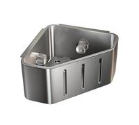 Filtro di scarico per lavello, organizer salvaspazio con forte assorbenza, scolapiatti triangolare come filtro per lavello da cucina, per asciugare, spazzola, panno per la pulizia e sapone in casa e