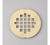 Filtro di scarico rotondo in acciaio inox per scarico della doccia, realizzato per intrappolare capelli e detriti in modo efficiente, per impianti idraulici e prestazioni nel tempo (oro)