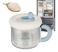 Filtro di yogurt - ciotola per scarico cagliata in rete, filtro yogurtt fai -da -te | Strumento stampa non elettrica, contenitore garnelli con coperchio, setaccio latte da noci, crema a basso contenut