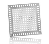 Filtro Doccia Capelli, 12,2 x 12,2cm Protezioni per Scarico Cucina, Quadrato Raccogli Capelli Doccia, Acciaio Inox Filtro Scarico Doccia, Copri Scarico Doccia per Lavello, Bagno, Vasca, Doccia, Cucina