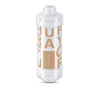 Filtro doccia con vitamina C, addolcitore per acqua dura, idratante per la pelle, aromaterapia, pelle e capelli più luminosi, facile da installare, si adatta a qualsiasi soffione (latte alla vaniglia)
