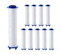 Filtro doccia di ricambio - Sostituibile per doccia con filtro, filtro dell'acqua, filtro per doccia, cartuccia sedimenti filtrata, nucleo di acqua pulito, anima in cotone, soffione doccia a pioggia