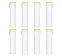 Filtro Doccia in Cotone PP, 8 Pezzi Filtri per Soffione Doccia Portatile, Filtro a Cartuccia di Ricambio, per Acqua Dura, Rimuove Cloro e Altre Sostanze