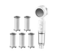 Filtro doccia portatile ad alta pressione, design portatile, elimina le impurità, ideale per bassi flussi d'acqua ambiente soffione doccia con filtro