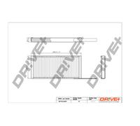 Filtro Drve DP1110.12.0071, Aria Interna Per Mercedes-Benz, Nissan, Opel