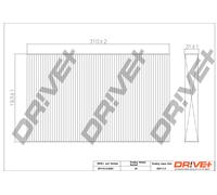 Filtro Drve+ DP1110.12.0093 Aria Interna Per AUDI