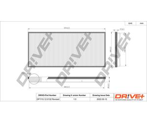 Filtro Drve+ DP1110.12.0132, Aria Interna Per MERCEDES-BENZ, VW