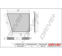 Filtro Drve+ DP1110.12.0239, Aria Interna Per MERCEDES-BENZ